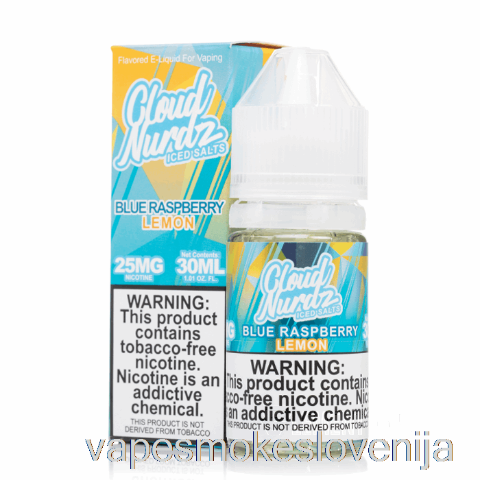 Vape Petrol Ledeno Modra Malina Limona - Oblak Nurdz Soli - 30 Ml 25 Mg